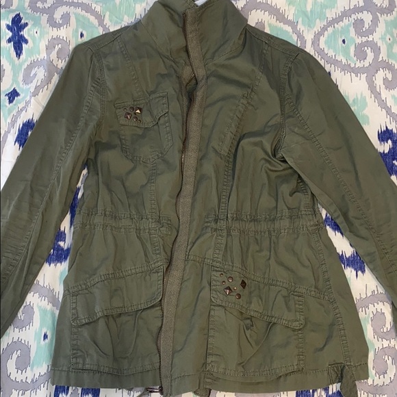 Olive Light Spring Jacket - Picture 1 of 7